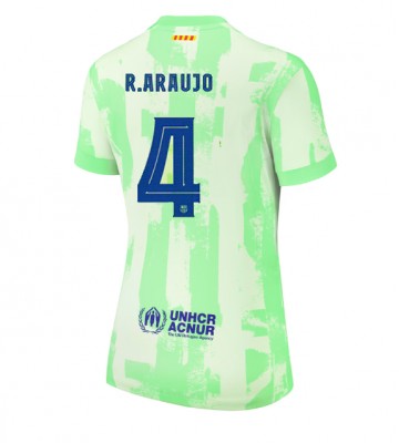 Barcelona Ronald Araujo #4 Tercera Equipación Mujer 2024-25 Manga Corta